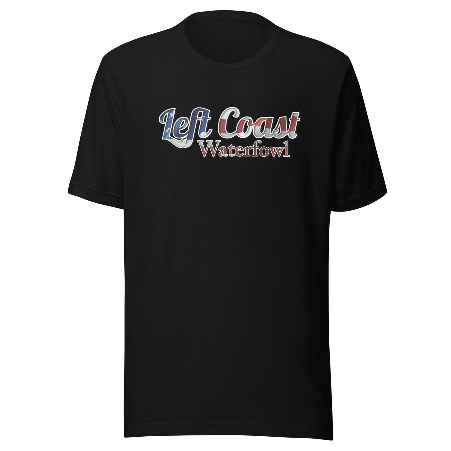 American Flag LCW Script Logo T Shirt