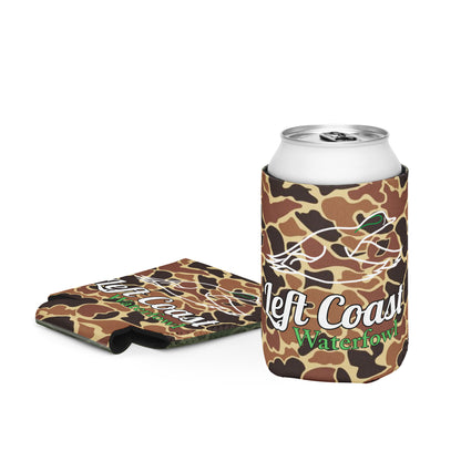 Double Sided Old School Camo Can Coolers (beer can and slim can sizes)