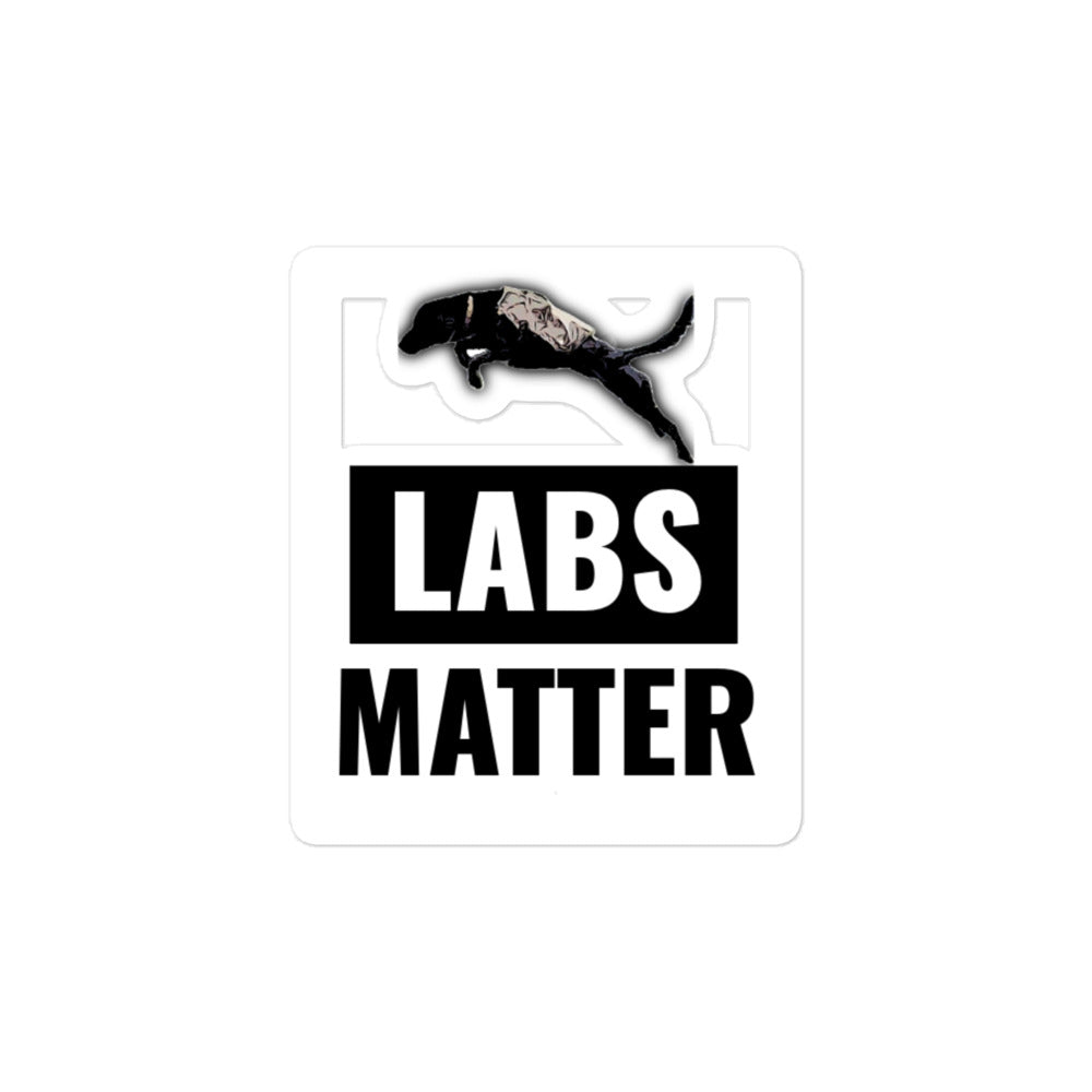 Black Labs Matter Sticker 1